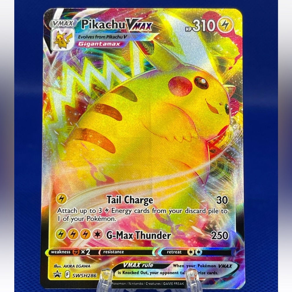 Pokémon TCG Pikachu VMAX SWSH286 Black Star Promo Full Art Sword & Shield mint